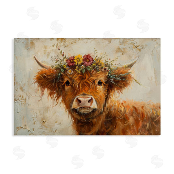 stupell industries Petals Prints Design | Floral Crown Highland