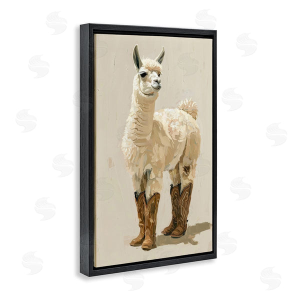 Stupell Industries Petals Prints Design | Lamb And Cowboy Boots