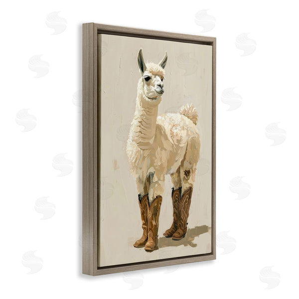 Stupell Industries Petals Prints Design | Lamb And Cowboy Boots