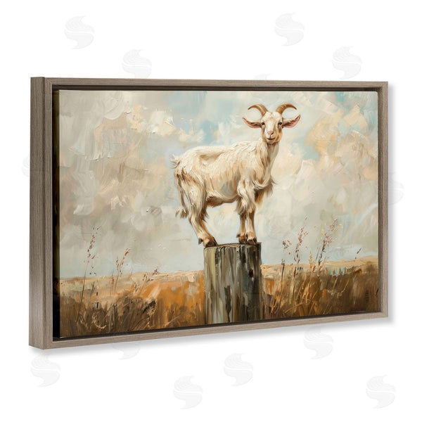 Stupell Industries Petals Prints Design | On The Fence Goat