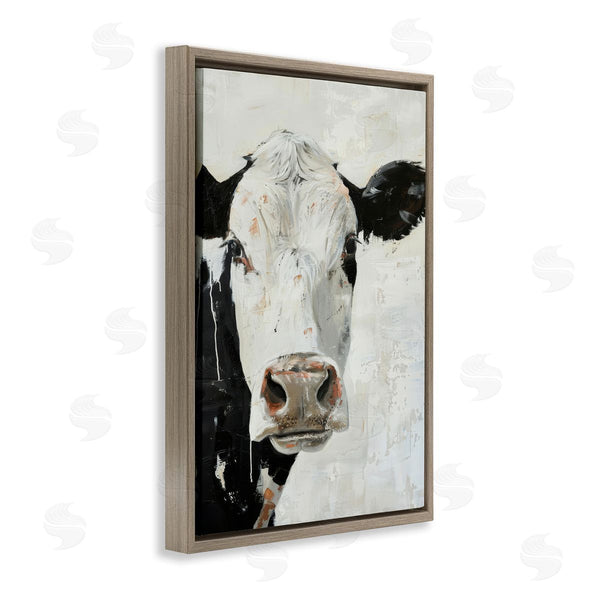 Stupell Industries Petals Prints Design | Up Close Cow