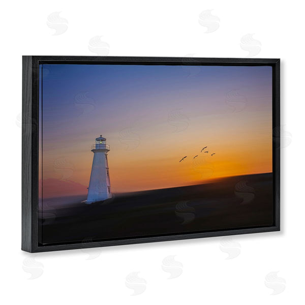 Stupell Industries Peter Dulis | Lighthouse Sunrise Simplicity