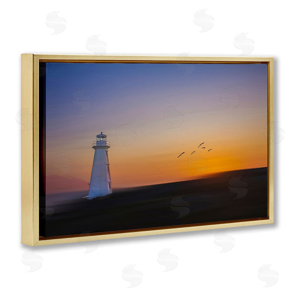 Stupell Industries Peter Dulis | Lighthouse Sunrise Simplicity