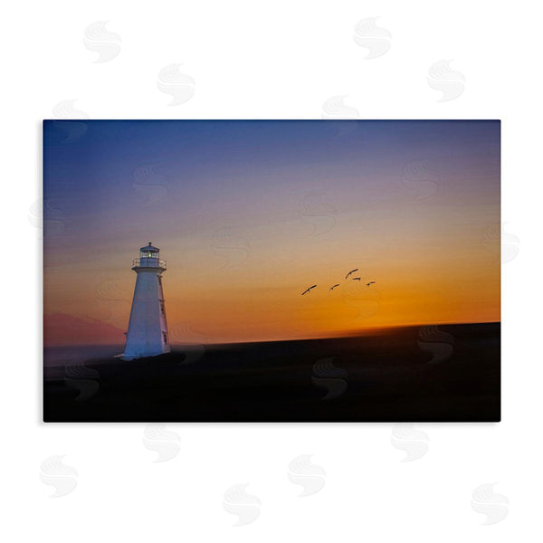 stupell industries Peter Dulis | Lighthouse Sunrise Simplicity