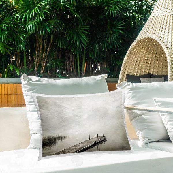 Stupell Industries Peter Hawkins | Mysterious Foggy Lake Dock