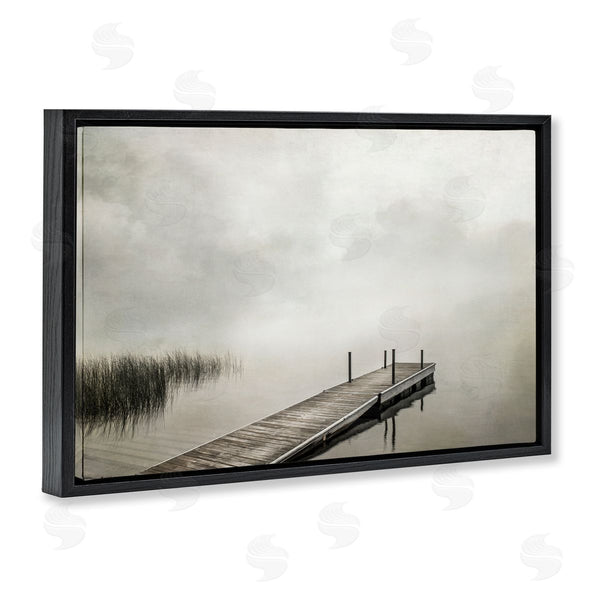 Stupell Industries Peter Hawkins | Mysterious Foggy Lake Dock