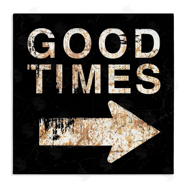 stupell industries Peter Horjus | Good Times Arrow Pointing Right Wall Art