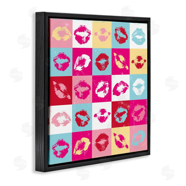 Stupell Industries Peter Horjus | Pop Style Lip Pattern Wall Art