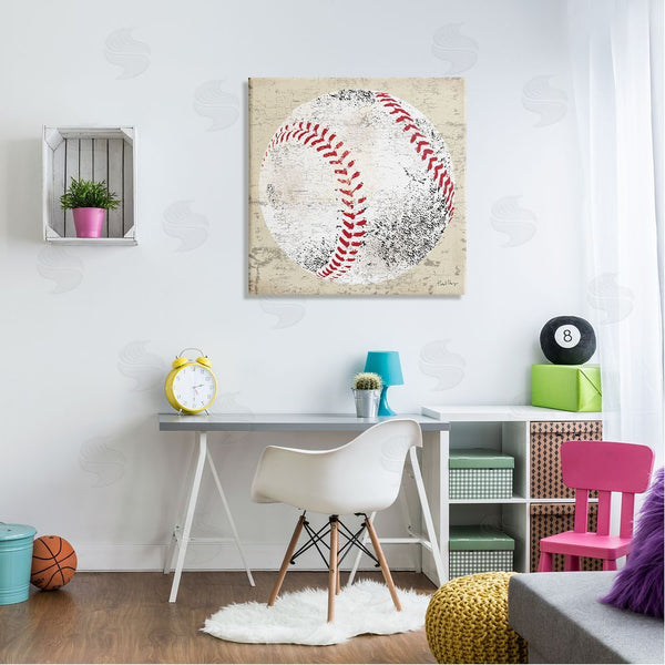 Stupell Industries Peter Horjus | Rustic Baseball Sports Wall Art