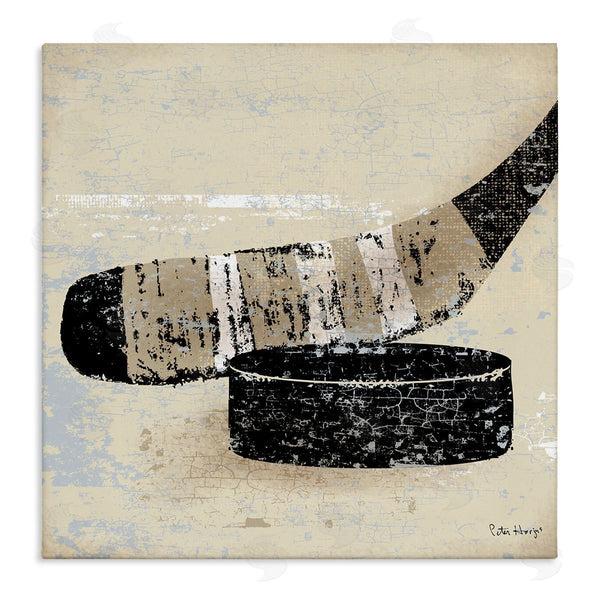 stupell industries Peter Horjus | Rustic Hockey Puck Wall Art