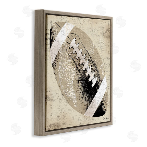 Stupell Industries Peter Horjus | Rustic Sports Football Wall Art