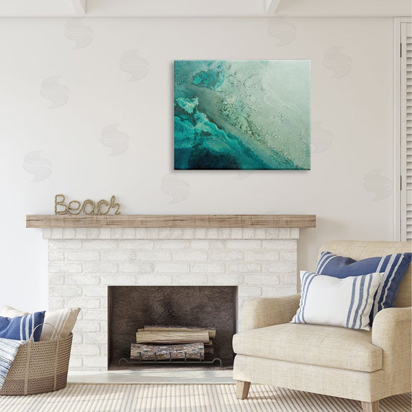 Stupell Industries Petra Meikle De Vlas | Aerial View Tide Pool Wall Art