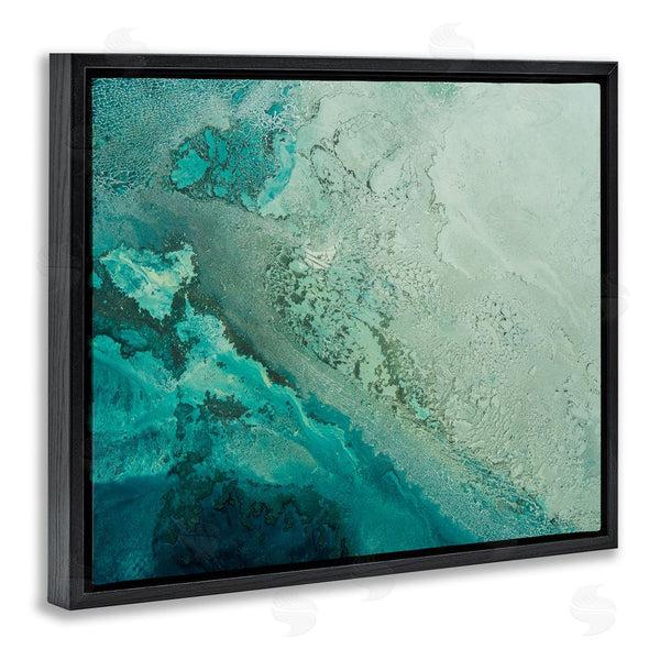 Stupell Industries Petra Meikle De Vlas | Aerial View Tide Pool Wall Art