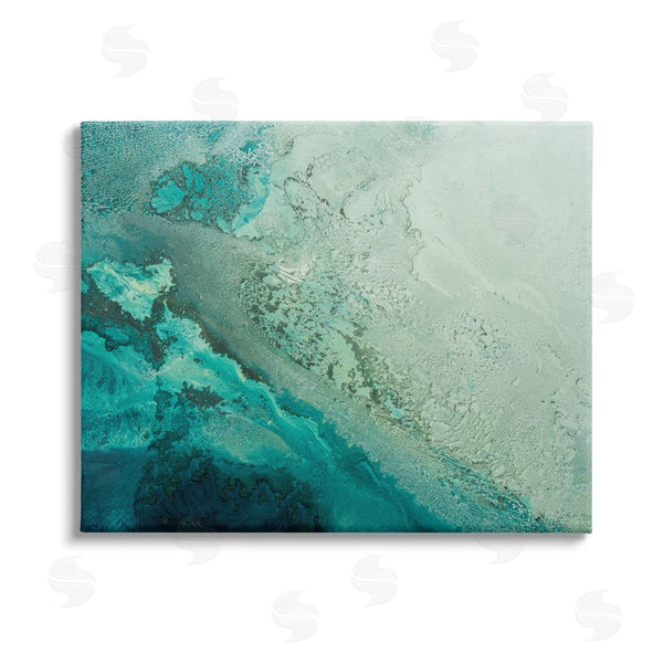 stupell industries Petra Meikle de Vlas | Aerial View Tide Pool Wall Art
