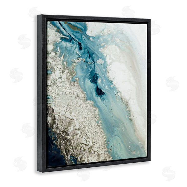 Stupell Industries Petra Meikle De Vlas | Glam Blue Geode