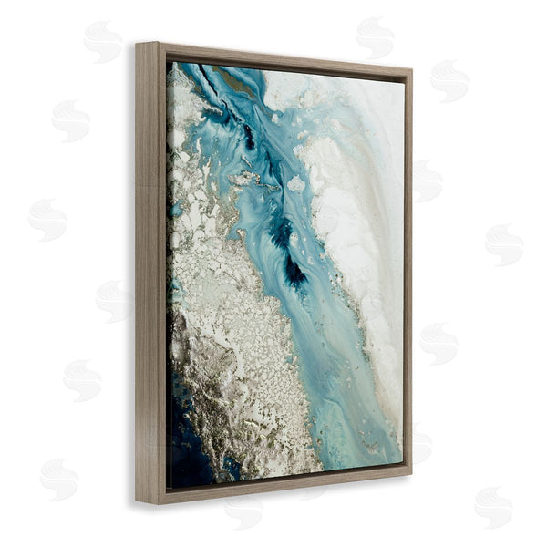 Stupell Industries Petra Meikle De Vlas | Glam Blue Geode