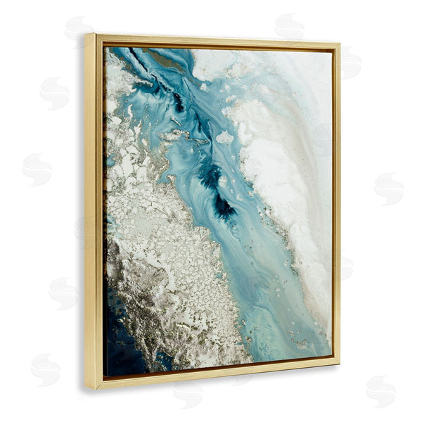 Stupell Industries Petra Meikle De Vlas | Glam Blue Geode