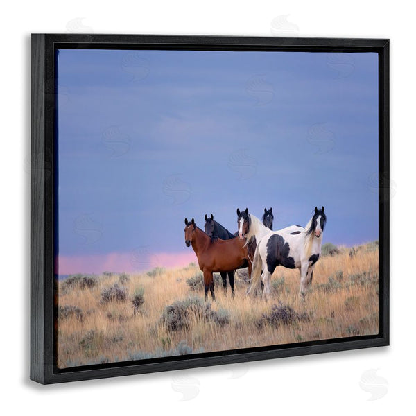 Stupell Industries PH Burchett | Country Horses In Meadow Wall Art
