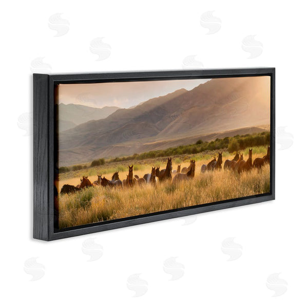 Stupell Industries PH Burchett | Horse Herd In Mountains Wall Art