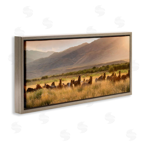 Stupell Industries PH Burchett | Horse Herd In Mountains Wall Art