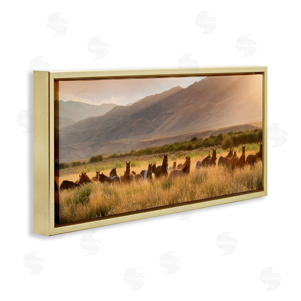 Stupell Industries PH Burchett | Horse Herd In Mountains Wall Art