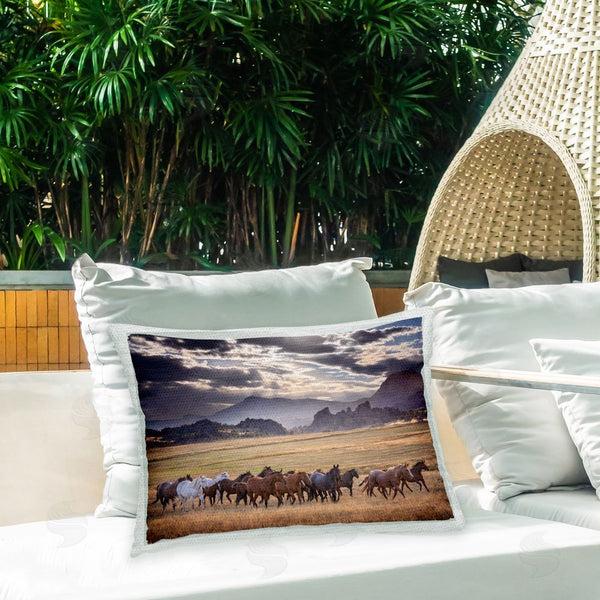 Stupell Industries PH Burchett | Horse Herd Mountain Scenery