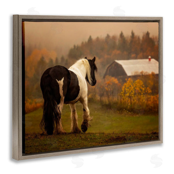 Stupell Industries PH Burchett | Horse Overlooking Barn Wall Art