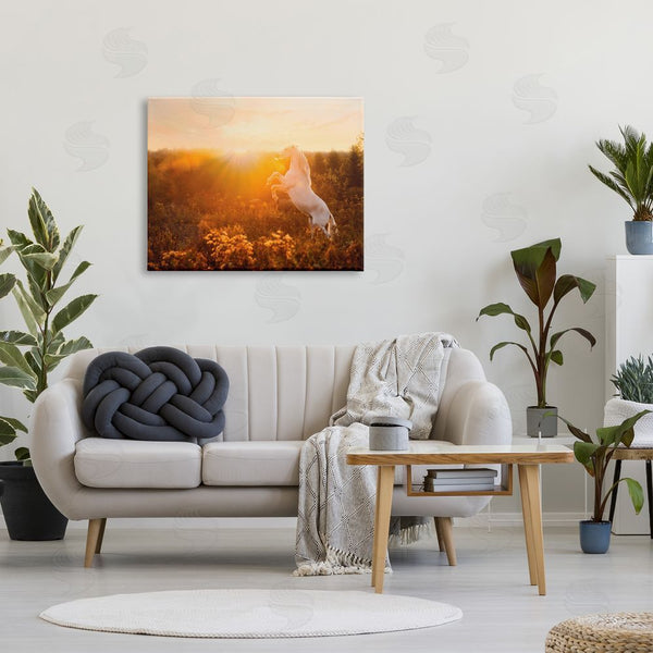 Stupell Industries PH Burchett | Standing Horse In Rising Sun Wall Art