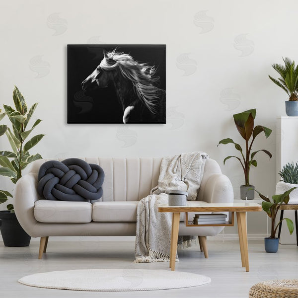 Stupell Industries PH Burchett | Windblown Stallion Mane Wall Art