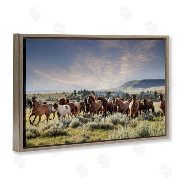Stupell Industries PHBurchett | Bustling Horse Herd In Nature