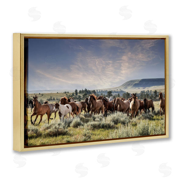 Stupell Industries PHBurchett | Bustling Horse Herd In Nature