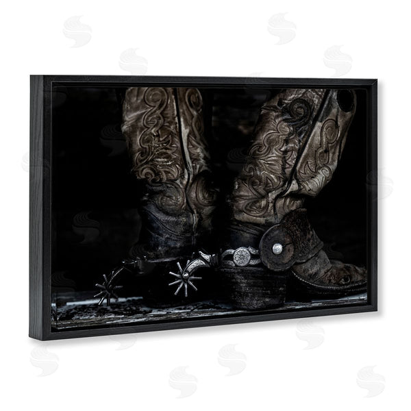 Stupell Industries PHBurchett | Cowboy Boots With Spurs