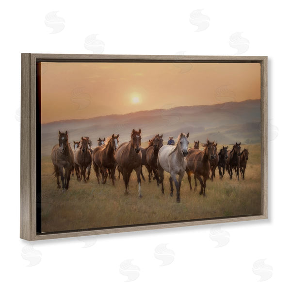 Stupell Industries PHBurchett | Herd Of Horses On Journey