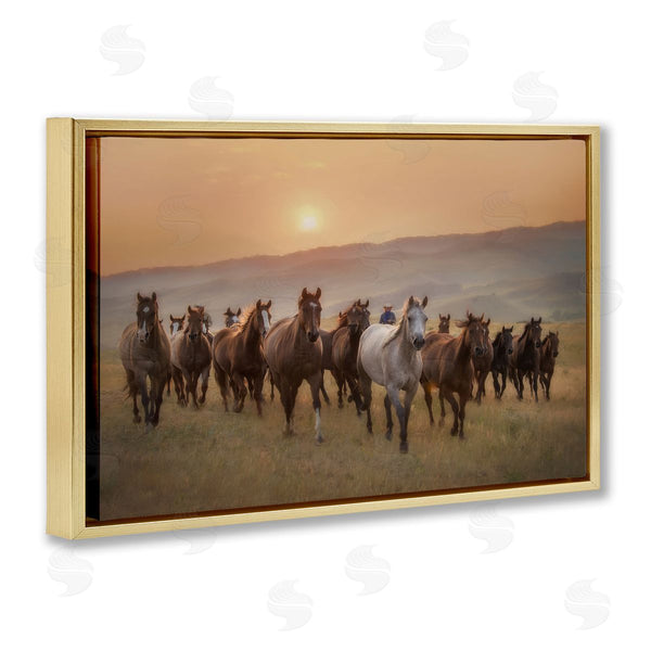 Stupell Industries PHBurchett | Herd Of Horses On Journey
