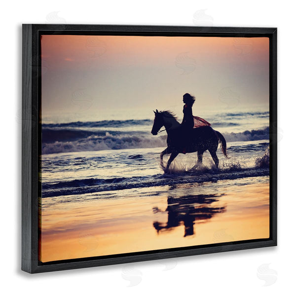 Stupell Industries PHBurchett | Sunset Beach Horseback Rider
