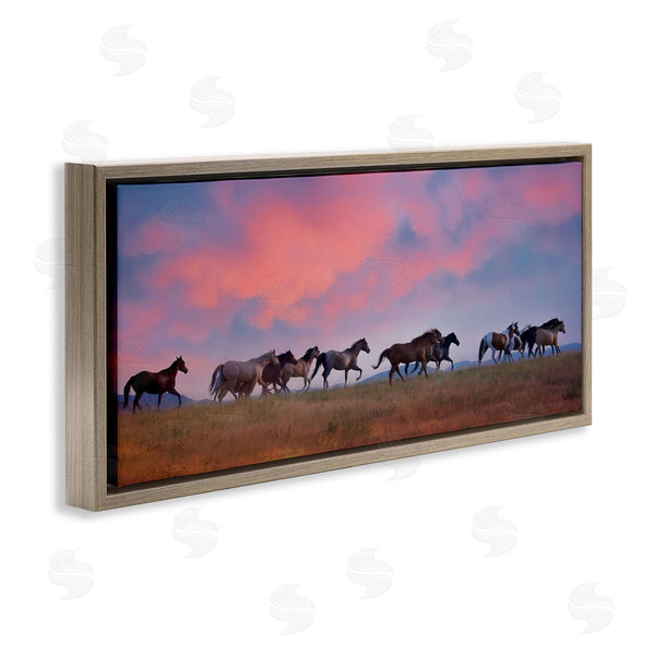 Stupell Industries PHBurchett | Wild Horses At Sunset Wall Art