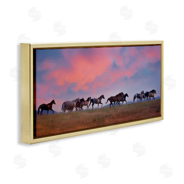 Stupell Industries PHBurchett | Wild Horses At Sunset Wall Art