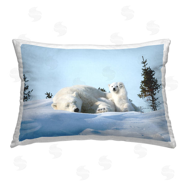 stupell industries Philip Marazzi | Polar Bear & Cub in Snow