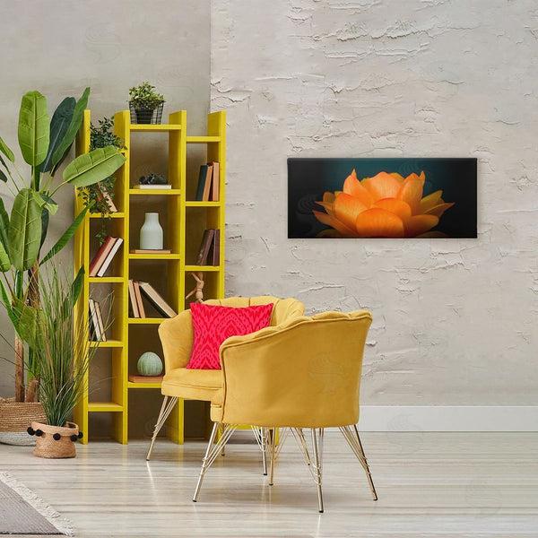 Stupell Industries Phillip Flowers | Glowing Orange Lotus Wall Art