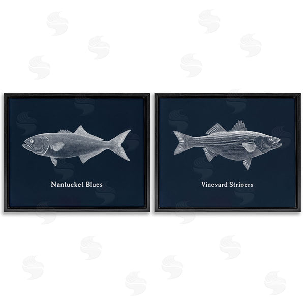 Stupell Industries Phillipa Katz | Harbor Fish Phrases