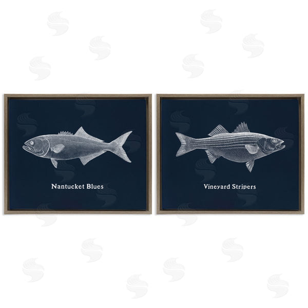 Stupell Industries Phillipa Katz | Harbor Fish Phrases