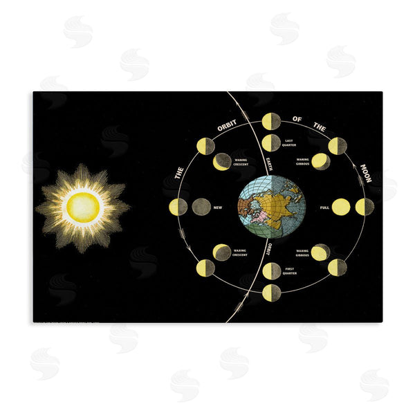 stupell industries Phillipa Katz | Moon's Orbit & Phases