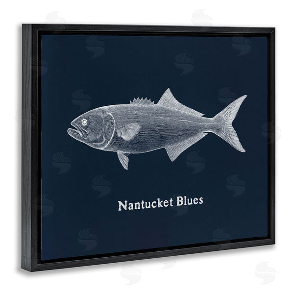 Stupell Industries Phillipa Katz | Nantucket Blues Fish