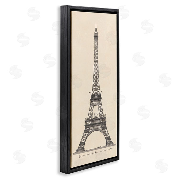 Stupell Industries Phillipa Katz | Parisian Tower Illustration Wall Art