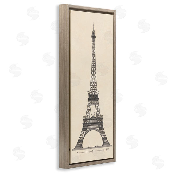 Stupell Industries Phillipa Katz | Parisian Tower Illustration Wall Art