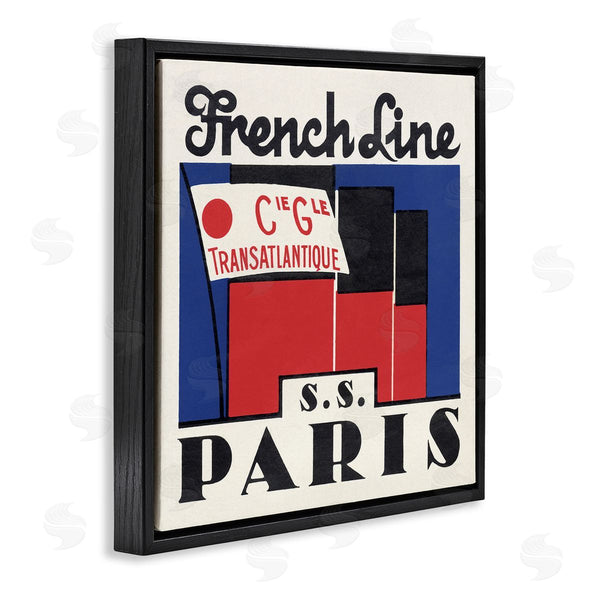 Stupell Industries Phillipa Katz | SS Paris Vintage Banner Wall Art