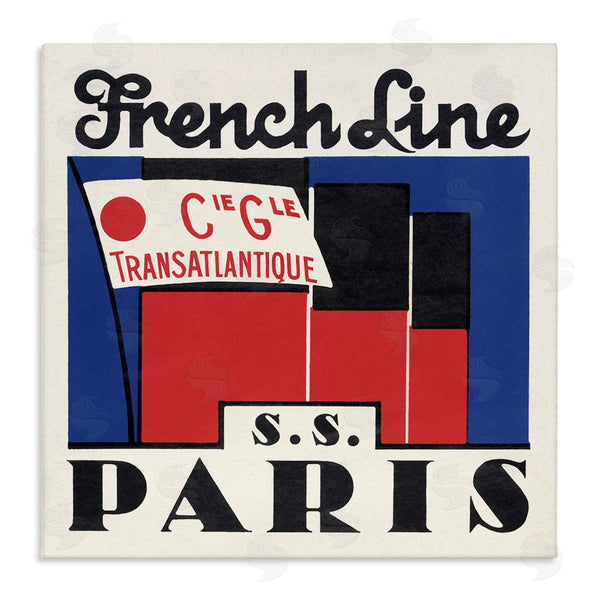 stupell industries Phillipa Katz | SS Paris Vintage Banner Wall Art