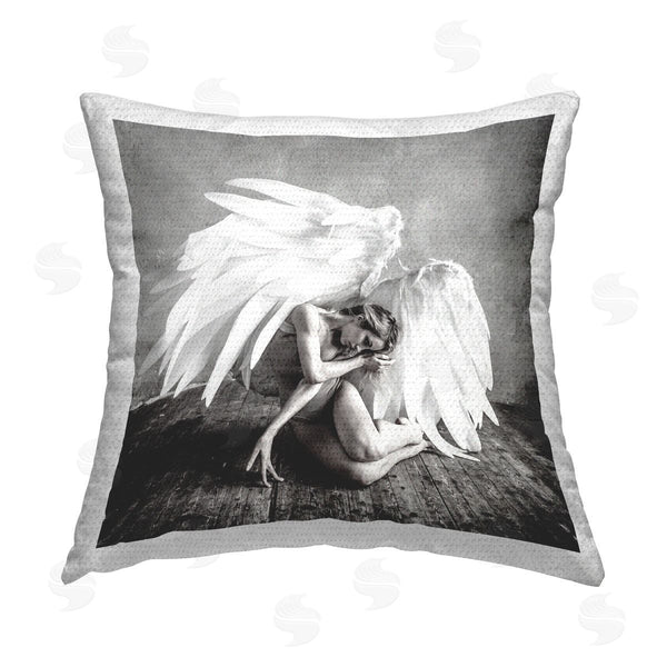 Stupell Industries PhotoINC. Studio | Spiritual Angel Woman Printed Throw Pillow