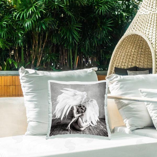 Stupell Industries PhotoINC. Studio | Spiritual Angel Woman Printed Throw Pillow