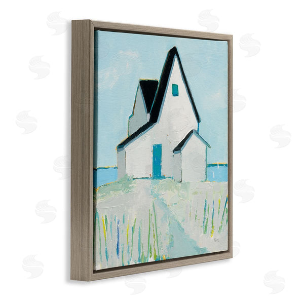 Stupell Industries Phyllis Adams | Cape House Coastal Scene